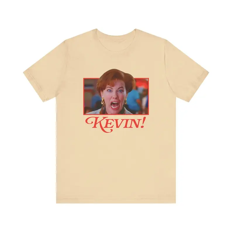 Home Alone Kevin Sweater Unisex Ugly Christmas Graphic T Shirts Woman Man Vintage Movie High Quality Cotton T-shirt Camisetas