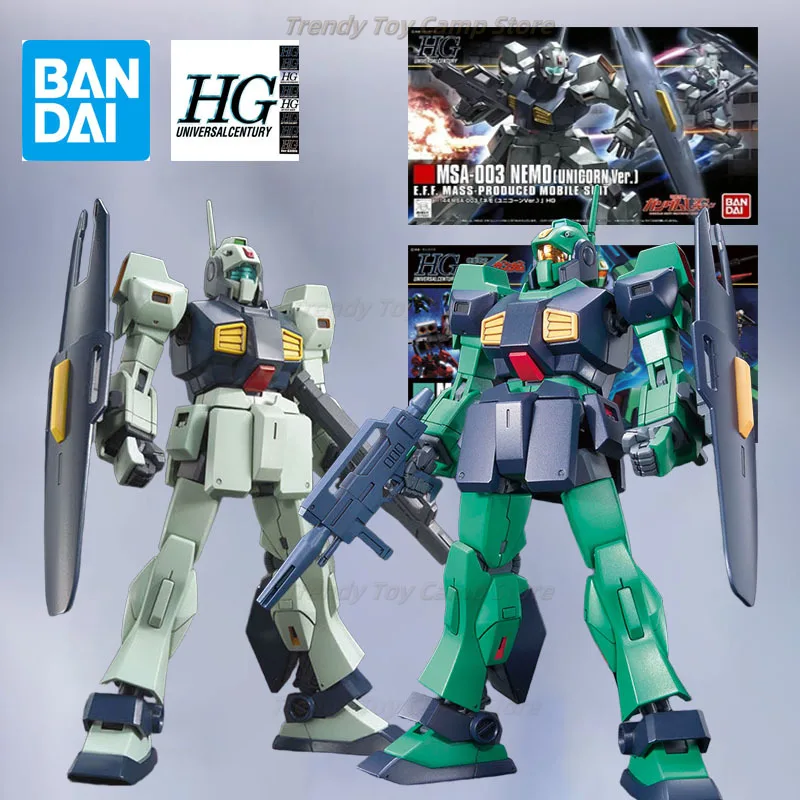

【В наличии】BANDAI Original MODEL KIT HG 1/144 NEMO UNICORN VER аниме фигурка в сборе модель игрушки для мальчиков