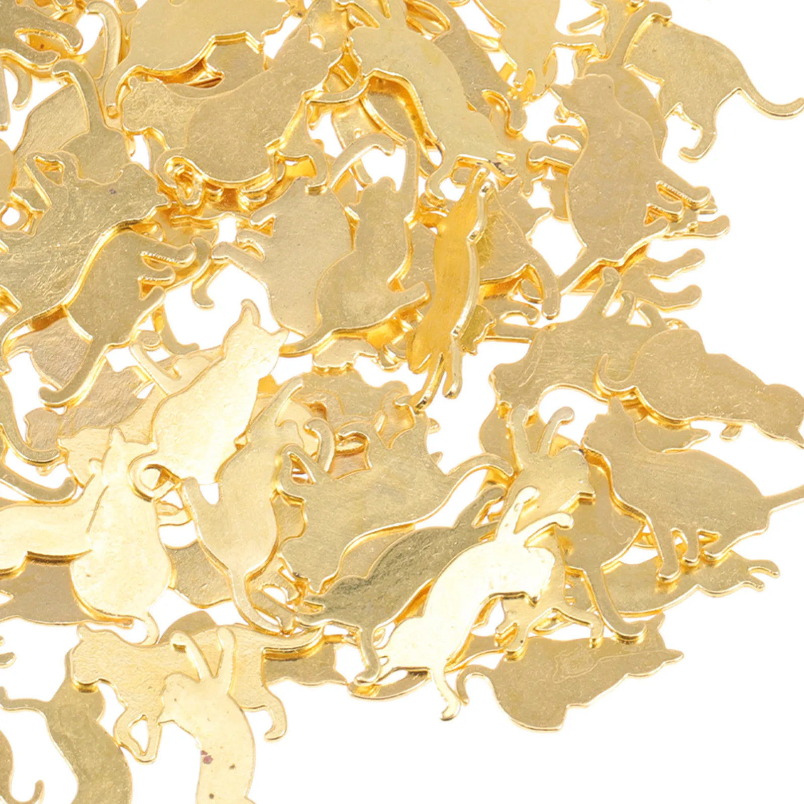 

120 шт. подвесок из сплава в форме кошки для самостоятельного изготовления украшений, браслетов, ожерелий, аксессуаров