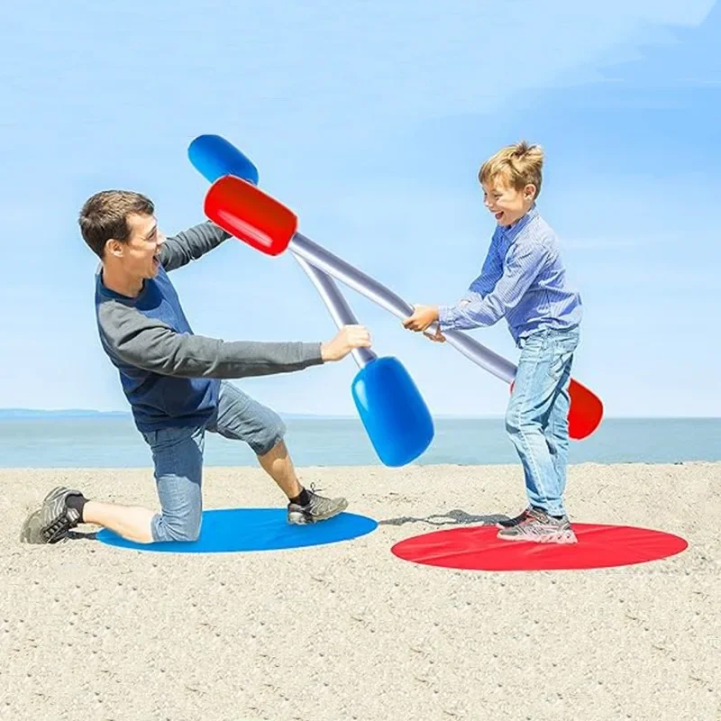 Opblaasbare Vechtstokken Grappig Opblaasbaar Duelspeelgoed Voor Kinderspellen En Ouder-Kind Interactie Outdoor Hot Games Rekwisieten