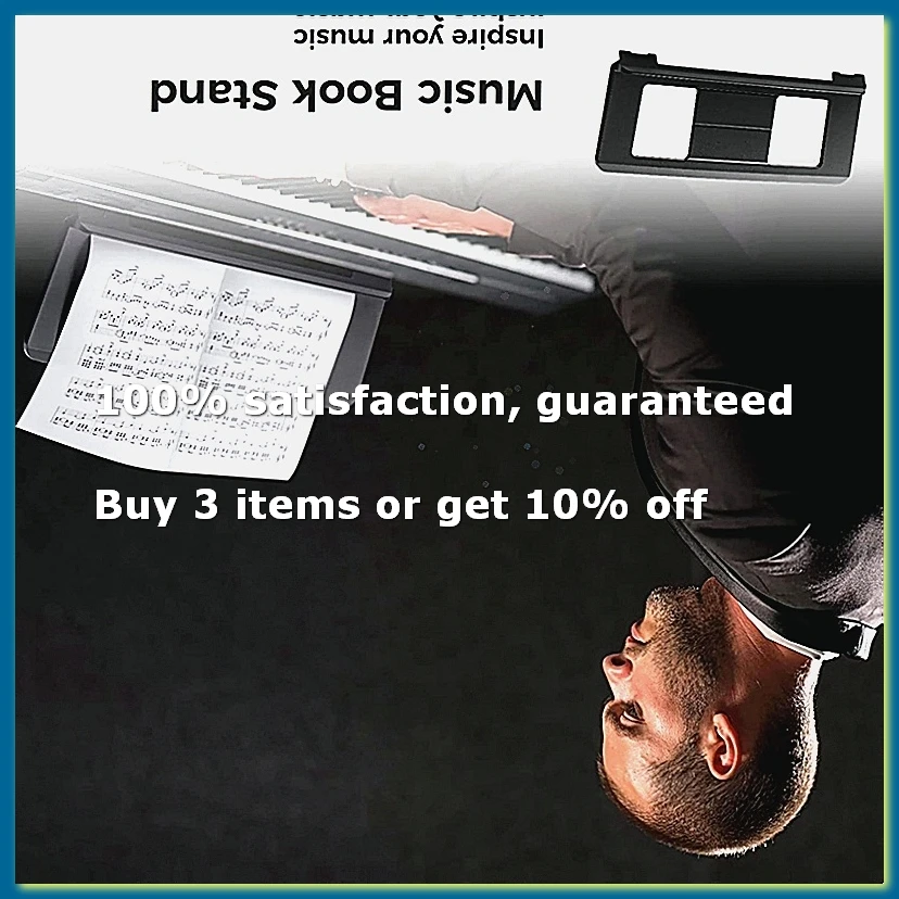 ●Sheet Music Stand, Portable Desktop Book Stand Sheet Music Stand for P35 P45 P48 P105 P115 P121