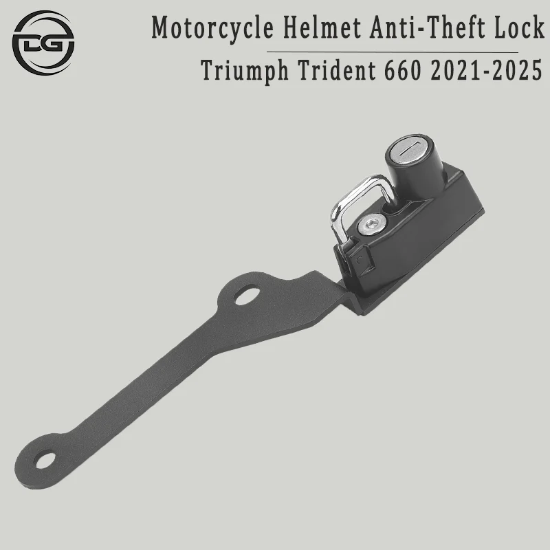 

For Trident 660 trident660 2021 2022 2023 2024 2025 Motorcycle Helmet Anti-Theft Lock, Rust-Resistant Durable Aluminum Accessory