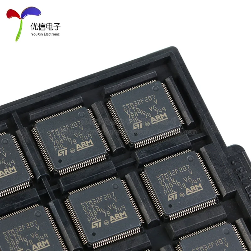5 pièces d'origine authentique STM32F207VCT6 LQFP-100 ARM Cortex-M3 32 bits microcontrôleur MCU