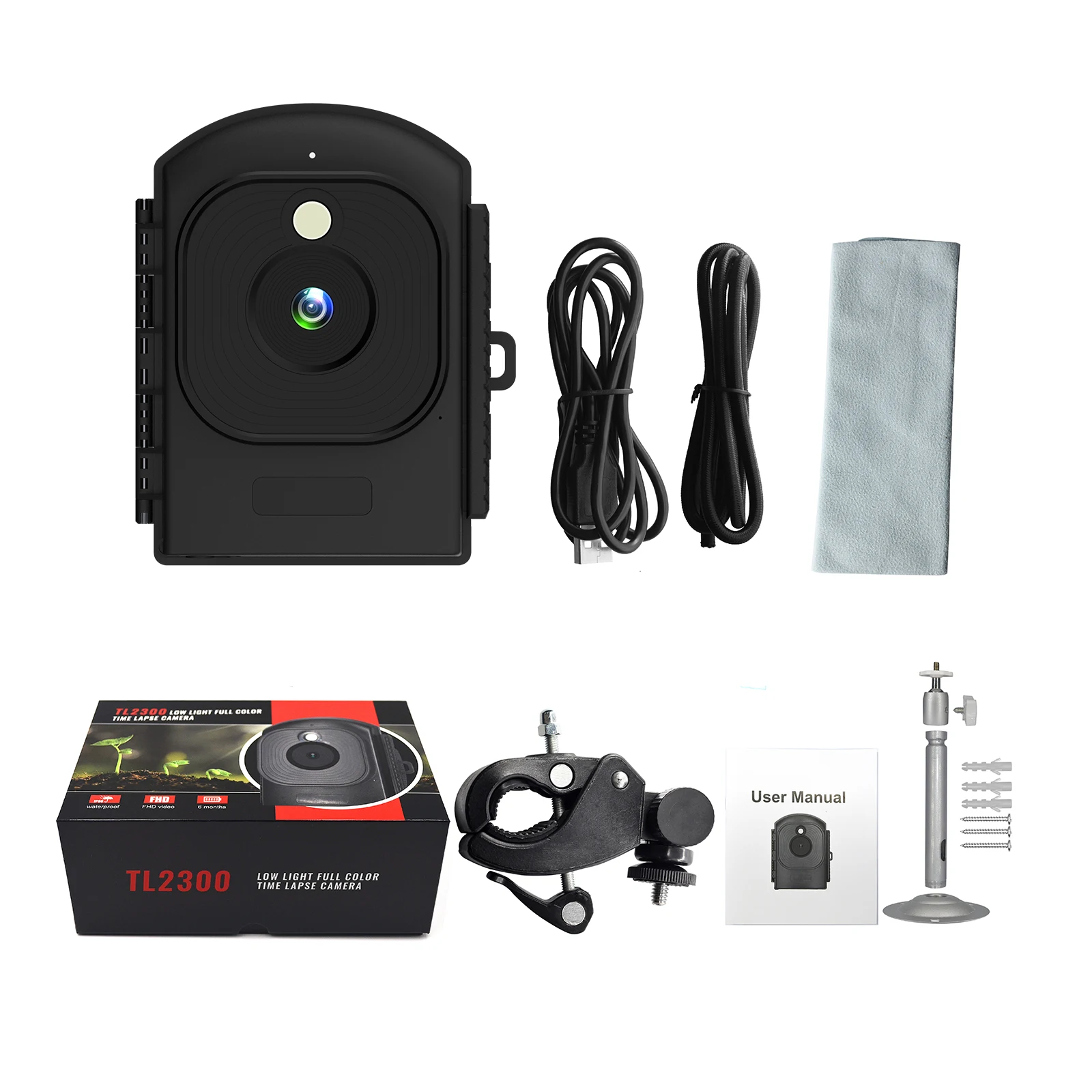 2026 فريدة من نوعها أحدث كاميرا صغيرة 1080P Timelapse لاسلكية واي فاي IP66 مقاوم للماء كاميرا فيديو رقمية 120 درجة زاوية واسعة موقع فيديو