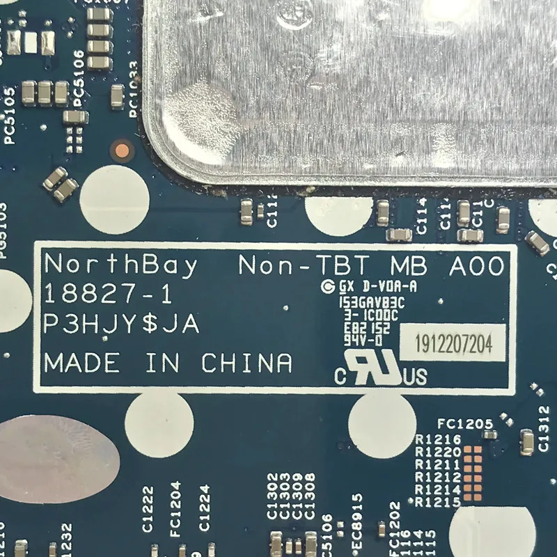 

18827-1 Материнская плата для ноутбука Dell Latitude 5300, материнская плата с процессором I3/I5/I7-8-го поколения, 100% полное тестирование, работает хорошо