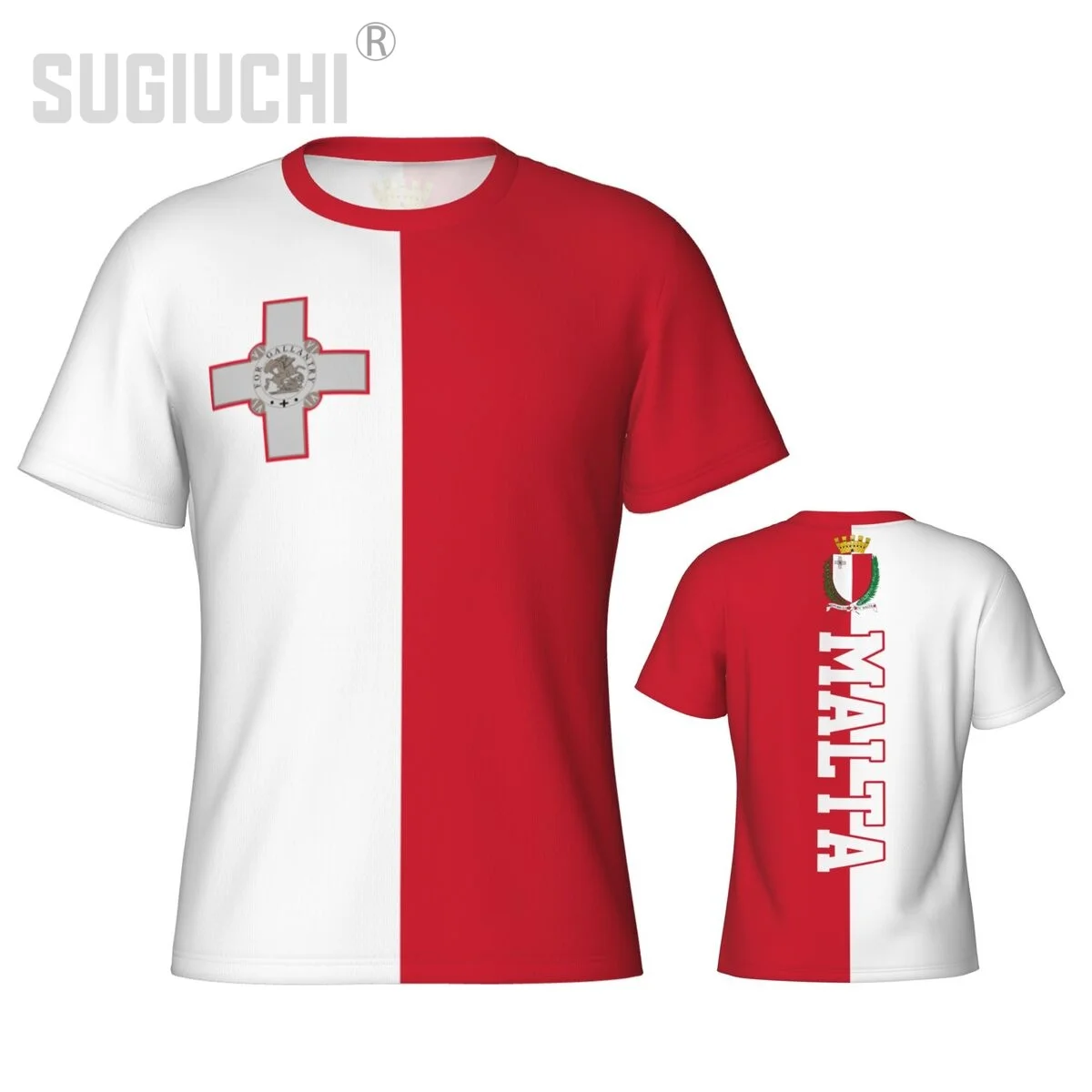 Tight Sports T-shirt Malta Flag Maltese 3D For Men Women Tees jersey Clothes Soccer Football Fans Gift Patriotic T shirt