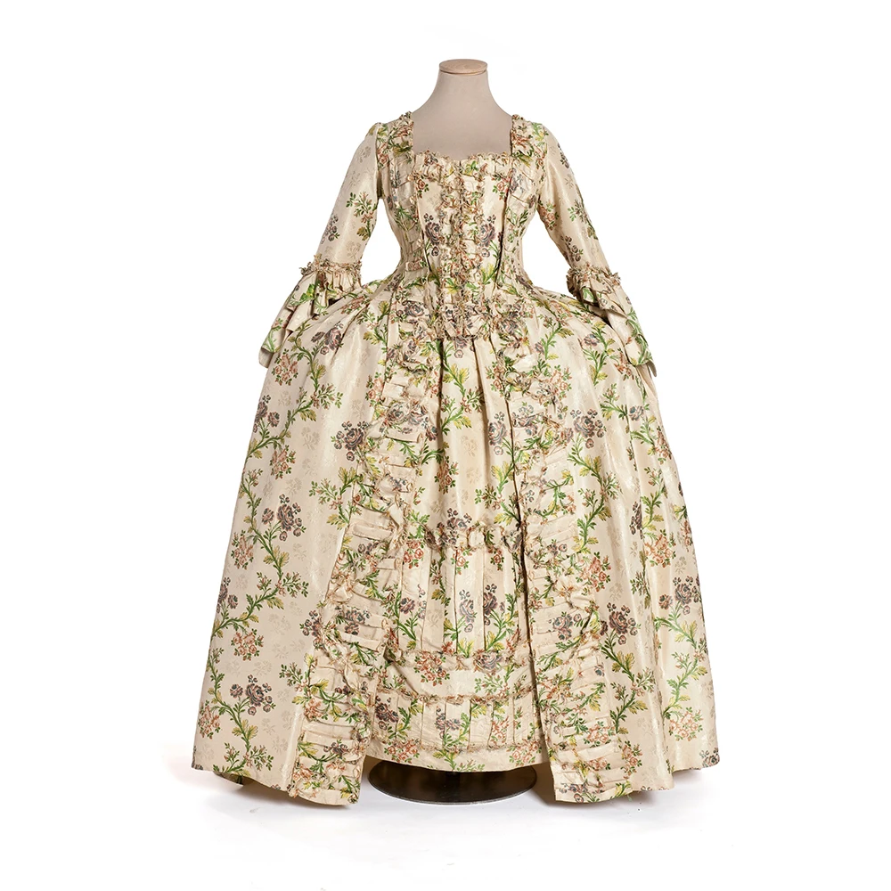 18th Century Victorian Renaissance Royal Court Princess Rococo Floral Dress Medieval Tea Party Marie Antoinette Ball Gown