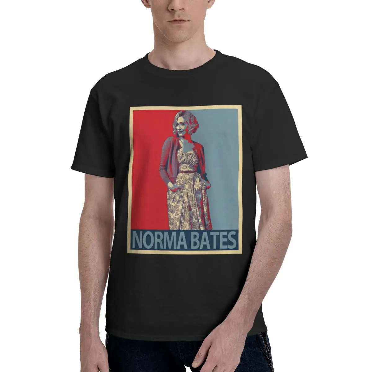 Men Norma Vera Farmiga Inspo Awesome T Shirt Streetwear O-neck Cotton Anime Shirt