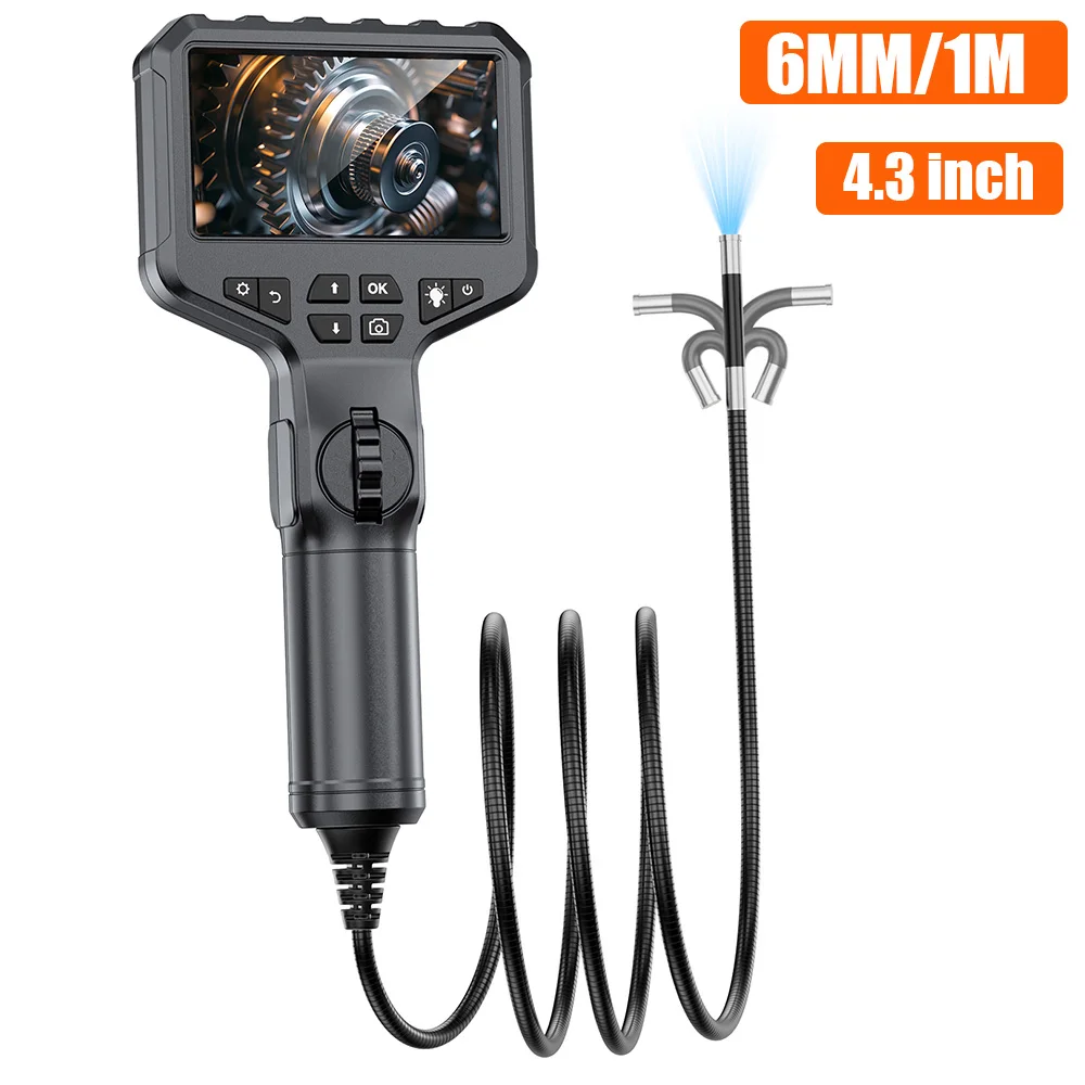 

6Mm diameter 4.3inch HD endoscope camera, suitable for diesel engine inspection, pipeline aviation and other industries