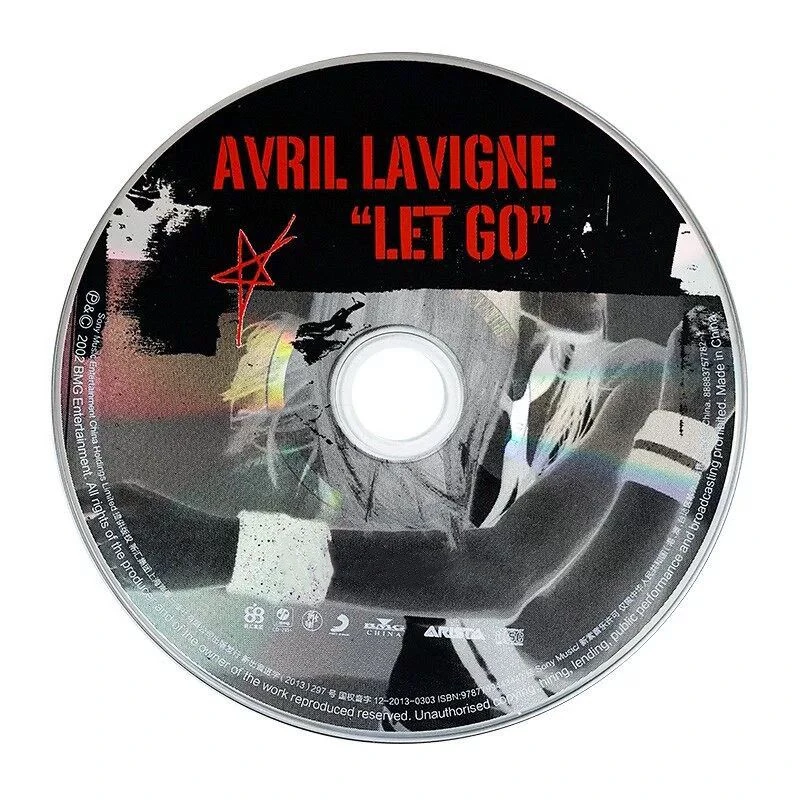 البوب أفريل لافين الموسيقى CD Let Go ألبوم وداعا تهويدة 5 قطعة سجل الموسيقى تأثيري وكمان سيارة Soundtracks صندوق هدايا الموسيقى الطرفية