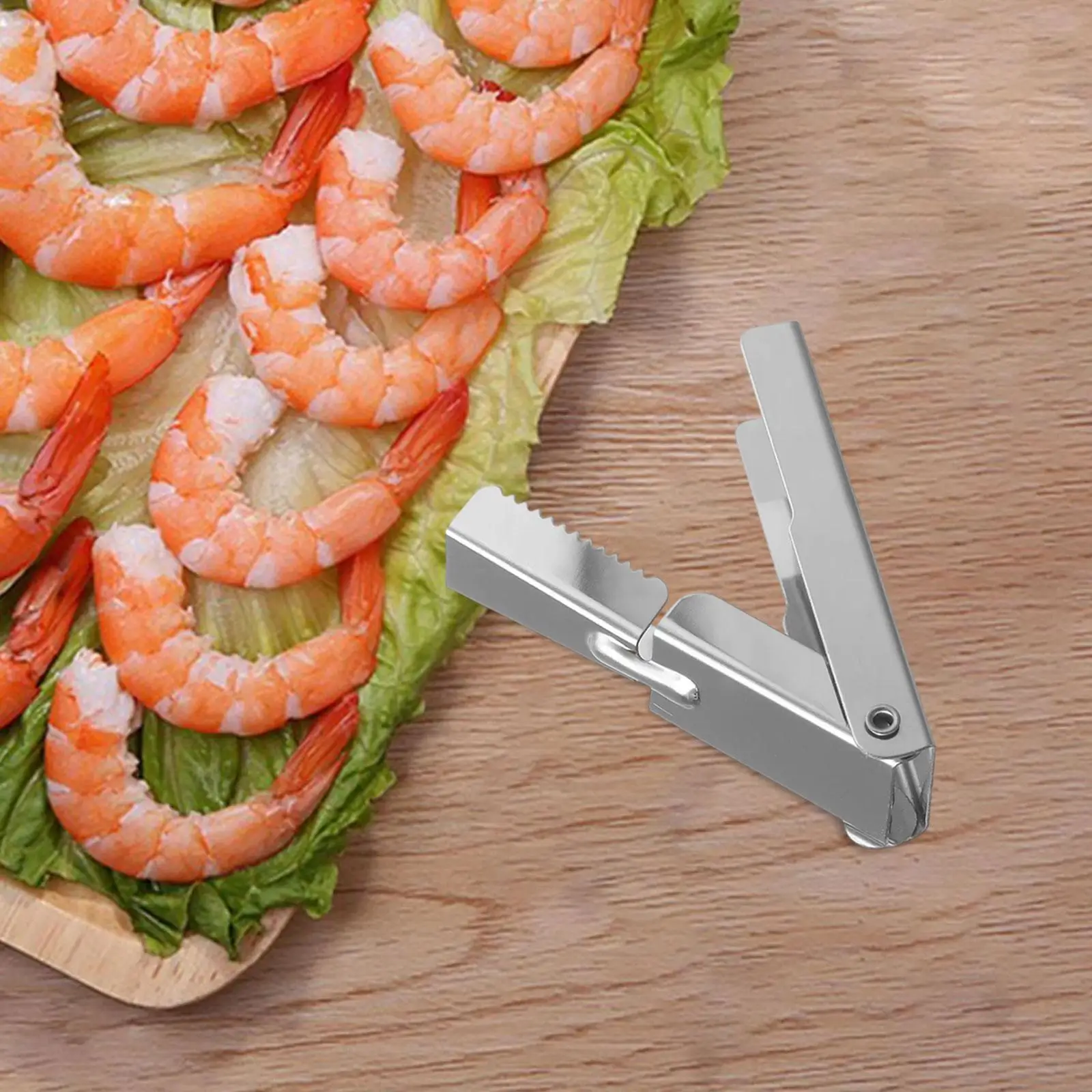 

Shrimp Peeler Efficient Manual Easily Remove Seafood Tool Protect Your Nails for Peeling Cooked Shrimp Tails for Home Restaurant