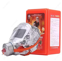 Protective Respirator Adjustable Multi-Layered Fireproof Filter Mask Easy-Fit Escape Hood for Fire Escape Hood Oxygen Mask