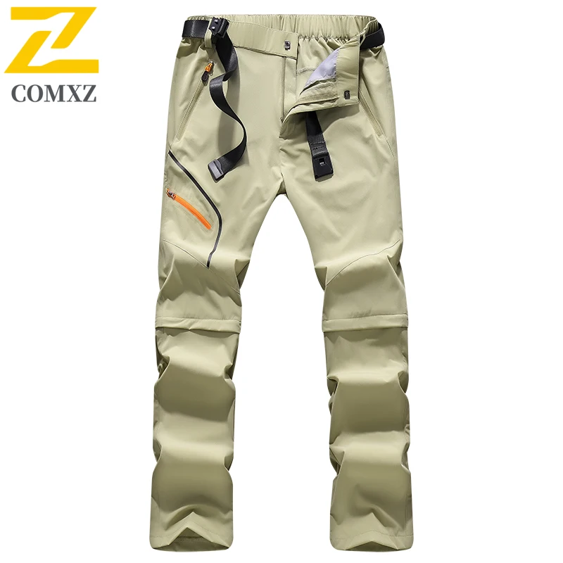 

Quick-Dry Convertible Hiking Pants Men Summer Stretch Water-Resistant Lightweight Outdoor Windproof Breathable Camping Fishing