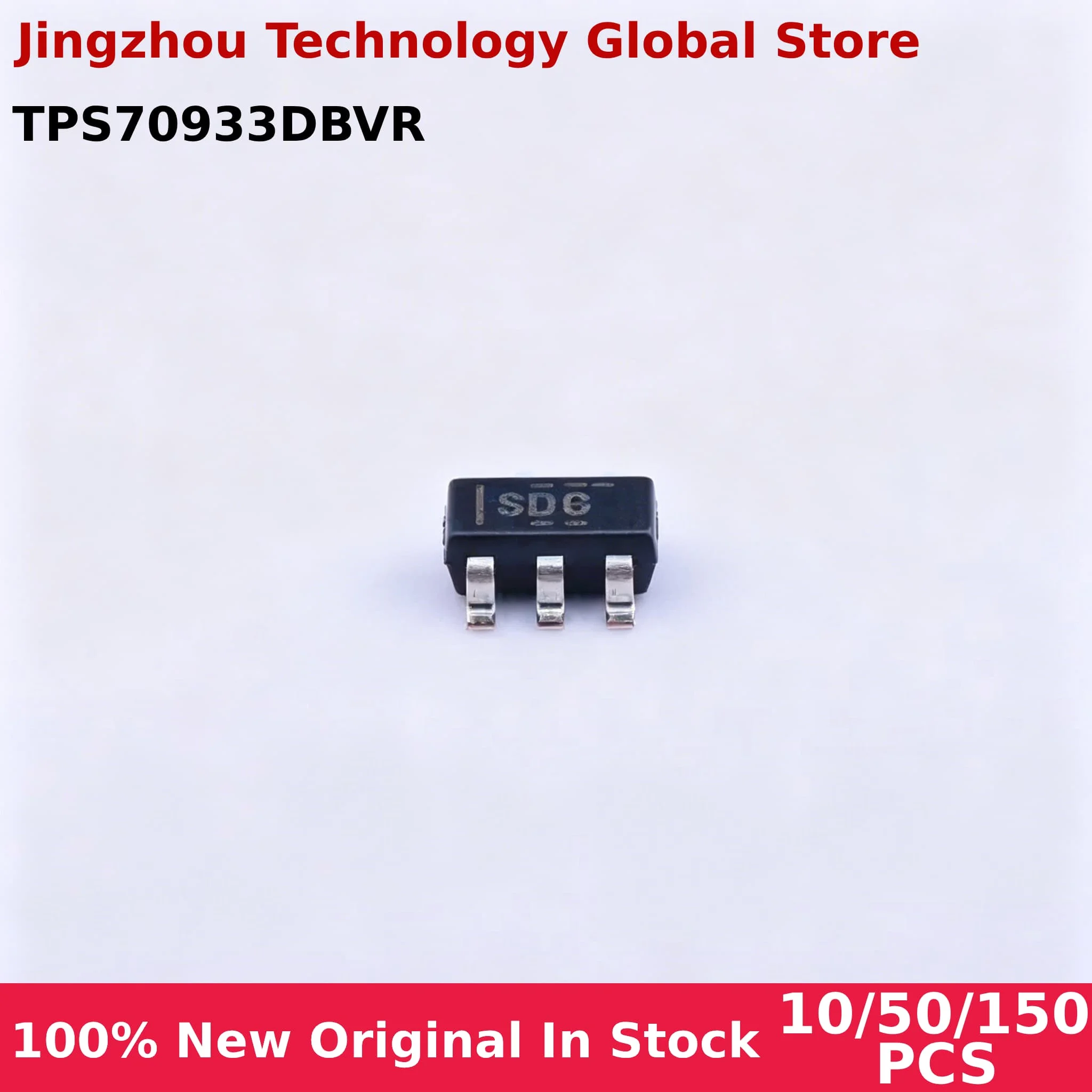 100% New 10/50/150 PCS TPS70933DBVR 3.3V 30V In Stock Wholesale