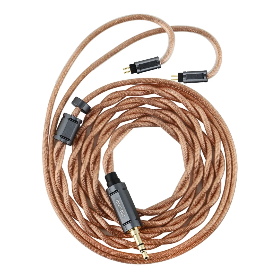

Гибридный монокристаллический медный кабель Tripowin Nimbus IEM LITZ TYPE5 и AWG 19, сменный провод для наушников HiFi