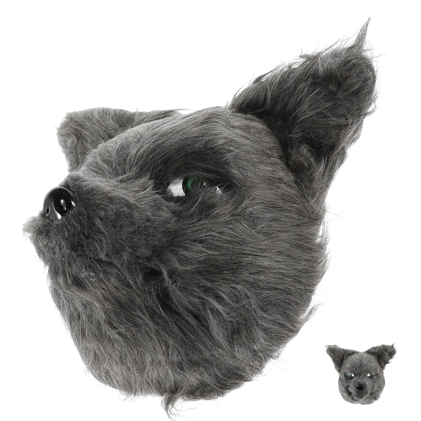 

Wolf Mask Furry Style Mouth-Opening Design Realistic Movement Costume for Halloween Role Play Party Masquerade Event Adult Men