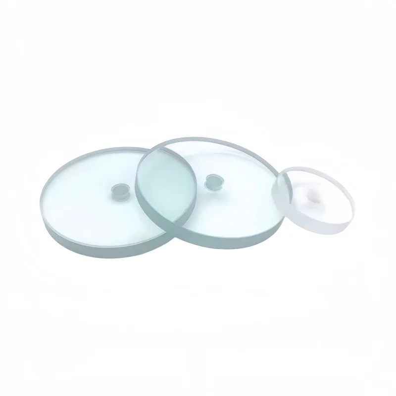 Borosilicate Transparent Glass,Sight Glass Disc  Diameter 30mm---105mm With 10mm Round Hole In The Middle ,Thickness 10mm