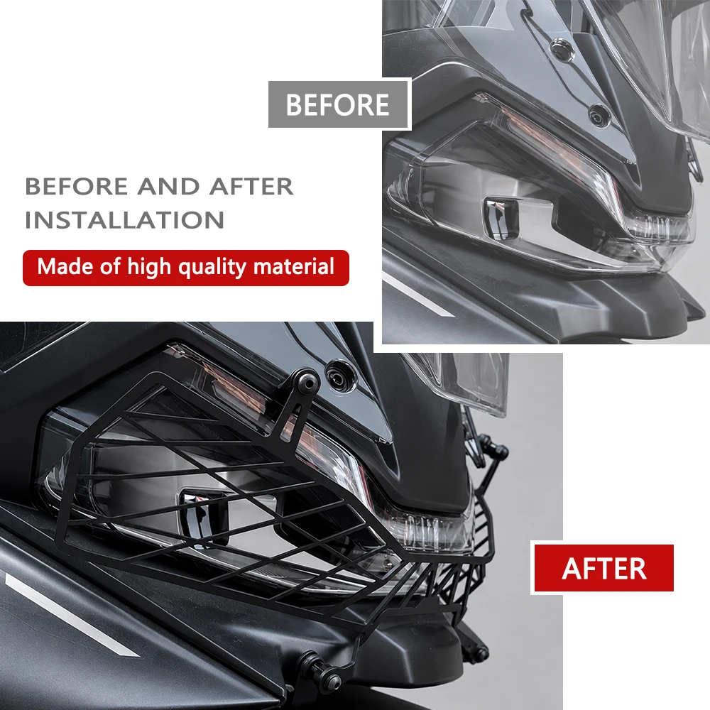 For CFMOTO 800MT-X 1000MT-X CF MOTO 800MTX 1000MTX 2025-2026 New Motorcycle Headlight Grille Cover Front Lamp Protect Guard