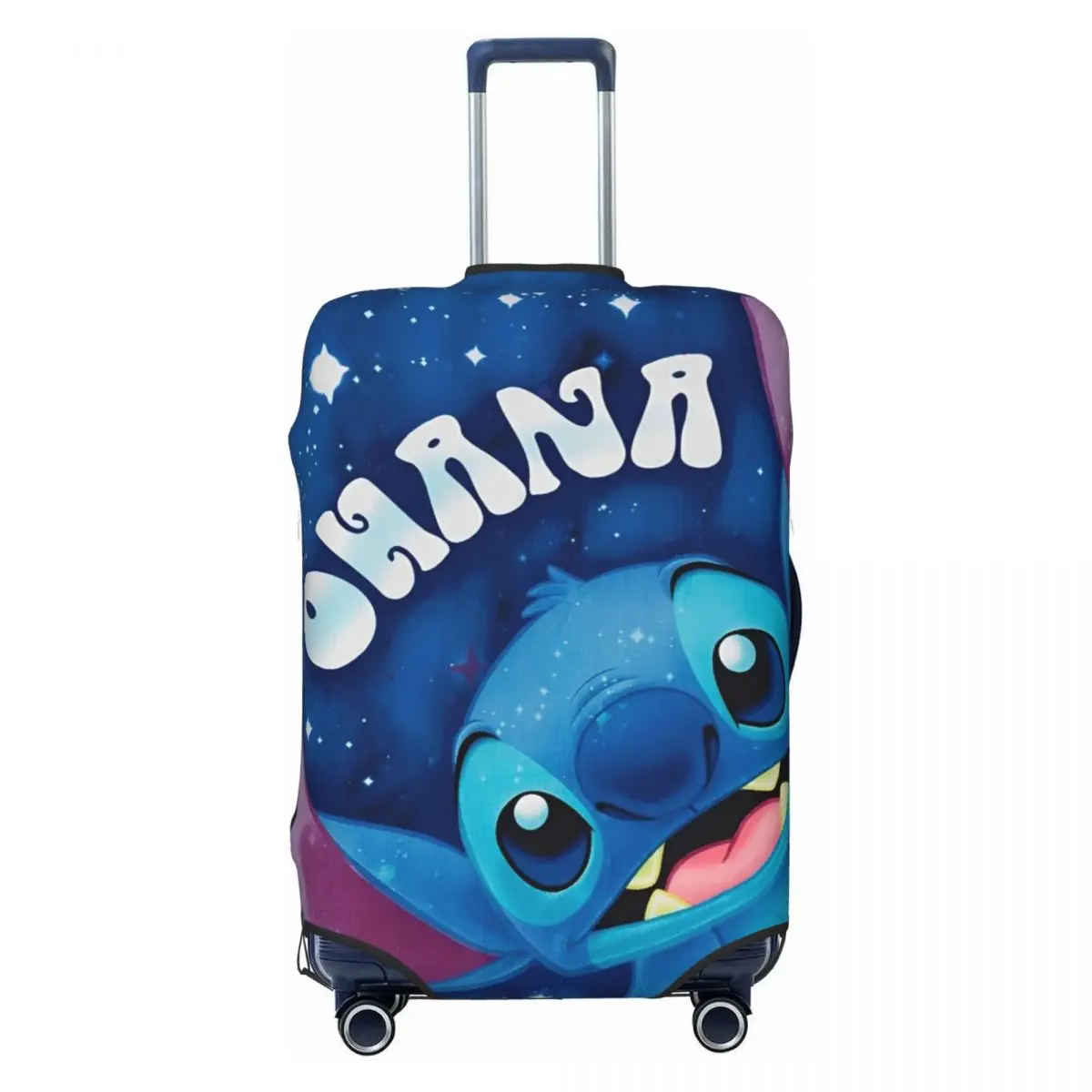 

Custom Cute Cartoon Stitch Suitcase Cover Travel Protection Flight Useful Luggage Supplies