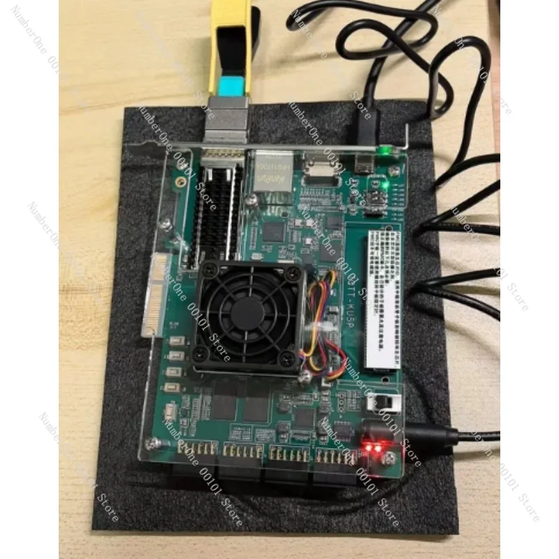 XCKU5P FPGA Development Board FMC HPC 100G QSFP PCIe3.0 GigE Industrial