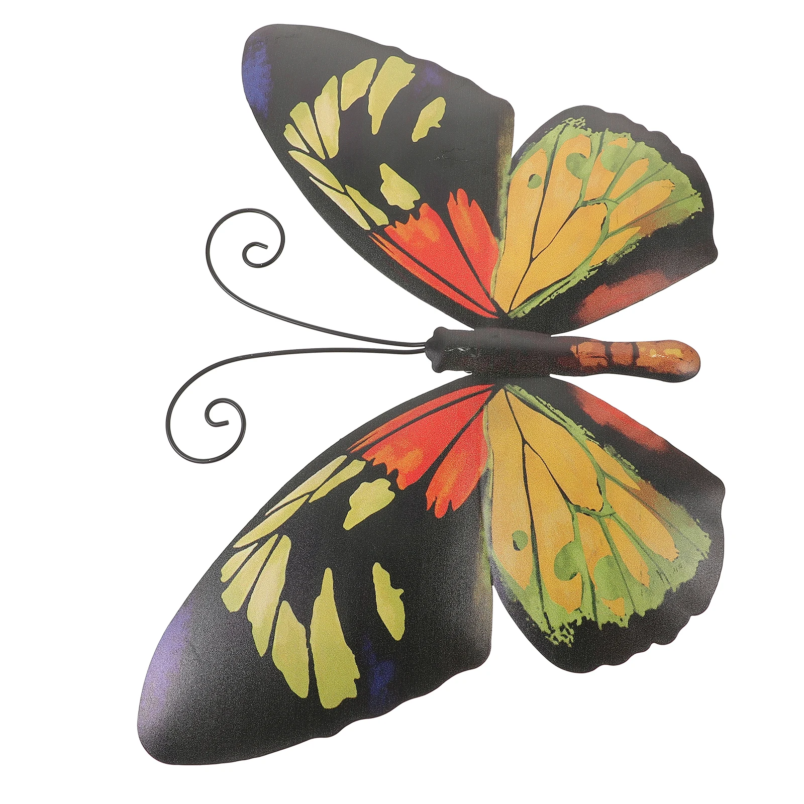 

Iron Butterfly Wall Hanging Decor YH23129 Durable Metal Art Craft Not Rust Fade Outdoor Garden Living Room