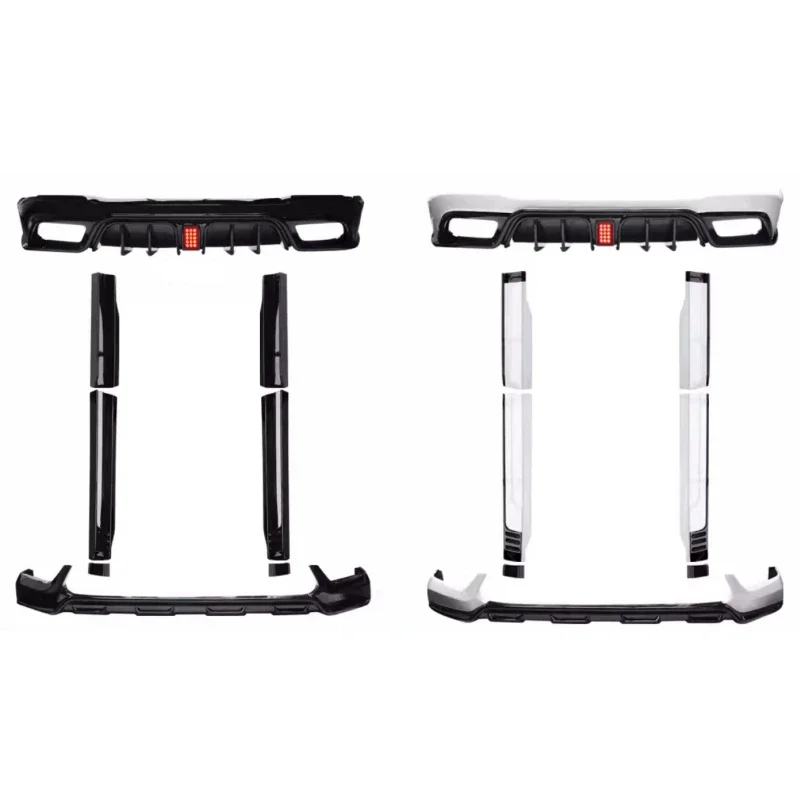 Body Kit For Honda CRV 23-24 Modified ABS Front Lip Rear Lip Side Skirt Surround Car Accessories