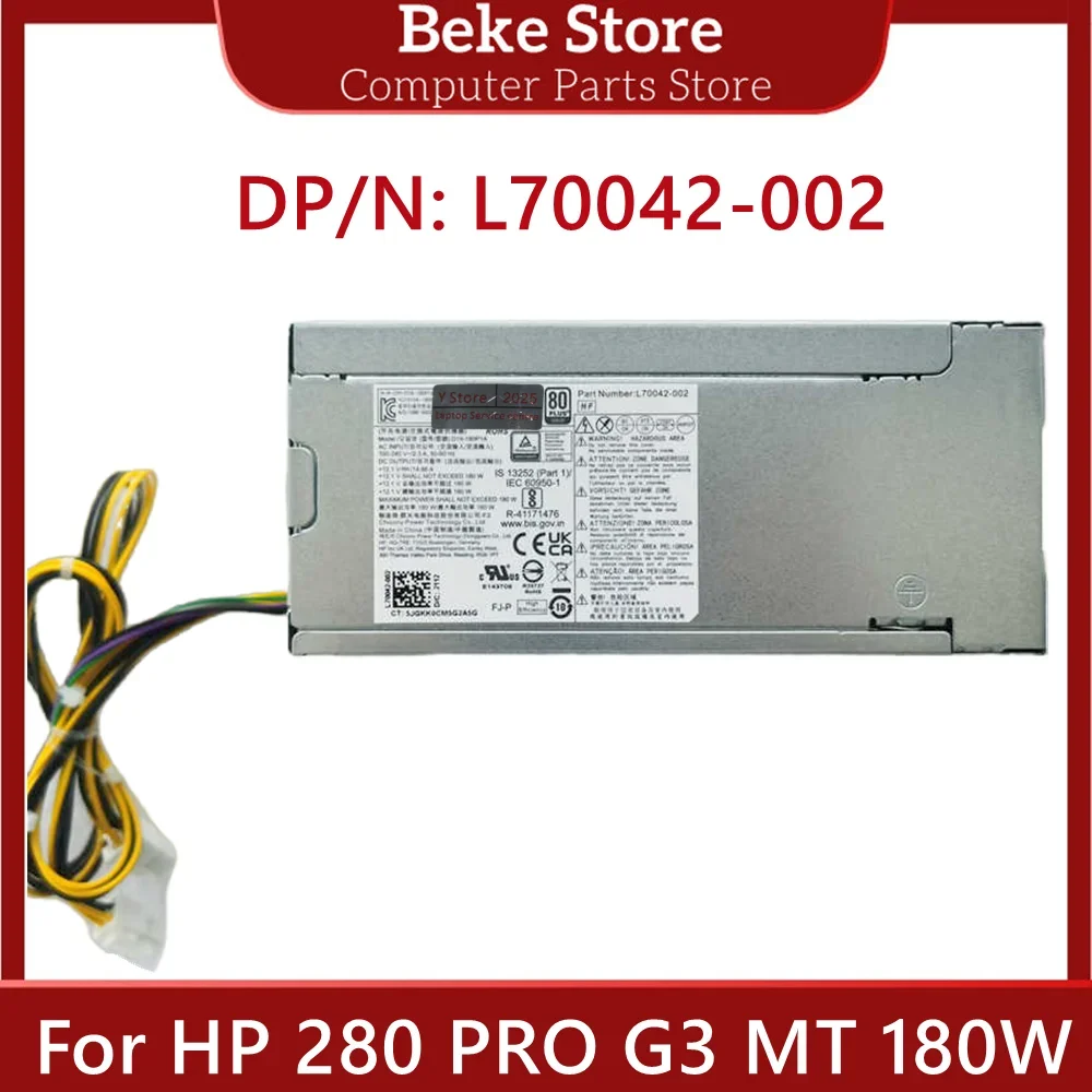 

Оригинальный блок питания Beke для HP 280 PRO G3 MT 180W L70042-002 L70042-004 PCK017 D19-180P1A 4+4PIN, 100% протестирован, быстрая доставка