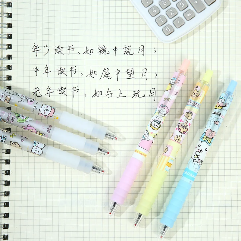 Kawaii 6 PCS ST Gel Pens Cloud Quick Drying Office Stationery Funny Pressing Pens Smoothly Writing Aesthetic School Supplies