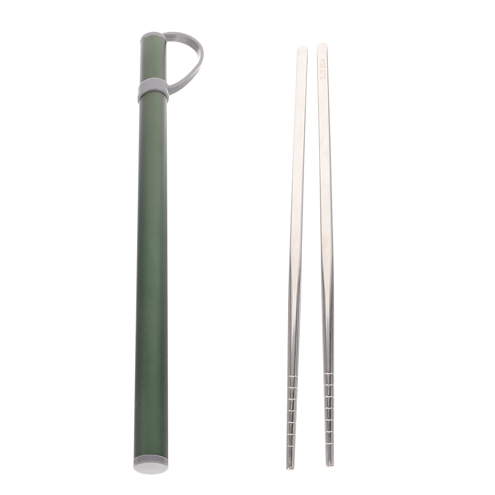 

Stainless Steel Chopsticks Portable Travel Set with Case Reusable Dishwasher Safe Outdoor Utensils Camping Hiking
