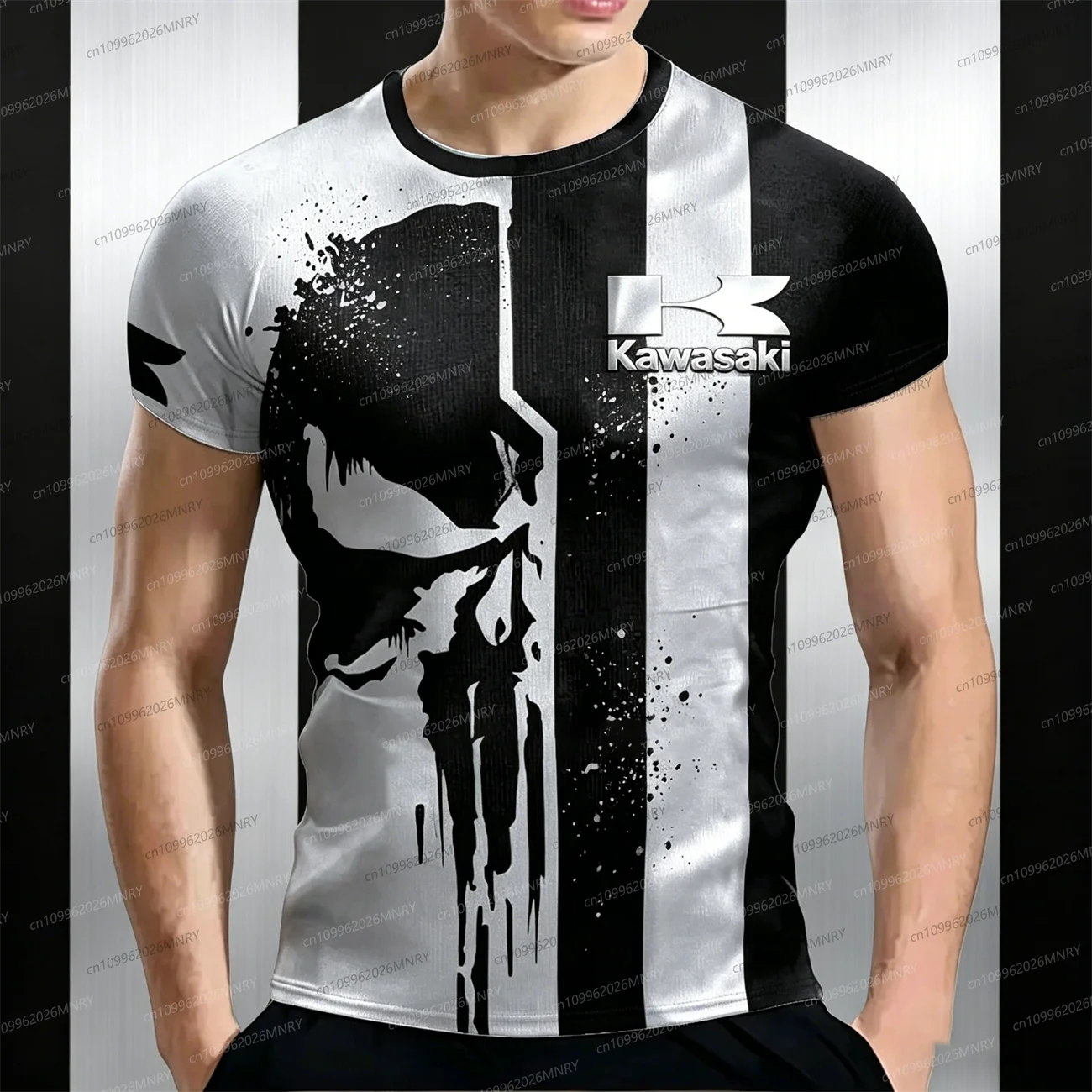 

New Men tshirt Women T Shirt Kawasaki Motorcycle Logo 3D Print Quick Drying Breathable Fashion Sports T-shirts clothes for man