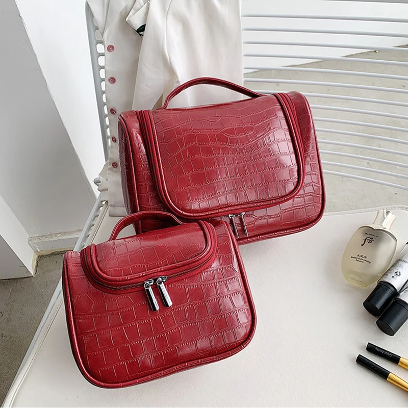New Fashion Cosmetic Box Quilted Professional Cosmetic Bag Women's Large Capacity Storage Handbag Travel Toiletry Makeup Bag Sac