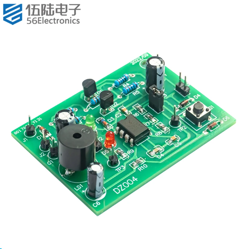 Doorbell Control Circuit Board Kit Skills Welding Exercise Practical Set for Making Printed Circuit Boards