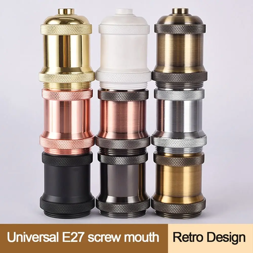 E27 Vintage Industrial Light Bulb Lamp Holder Fitting Antique Retro Lights Bulb Socket Home For decor