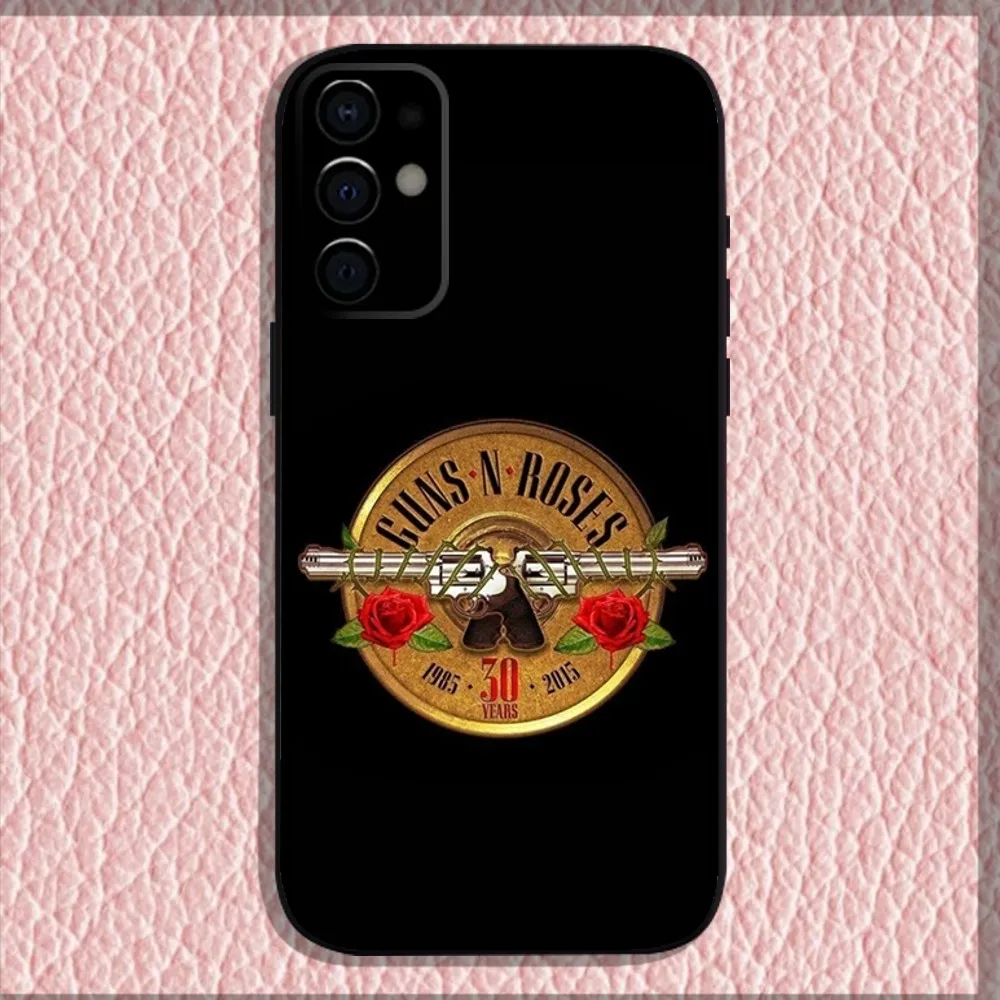 Band G-Guns N Roses Phone Case For Samsung S24,S21,S22,S23,S30,Ultra,S20,Plus,Fe,Lite,Note,10,9,5G Black Soft Shell