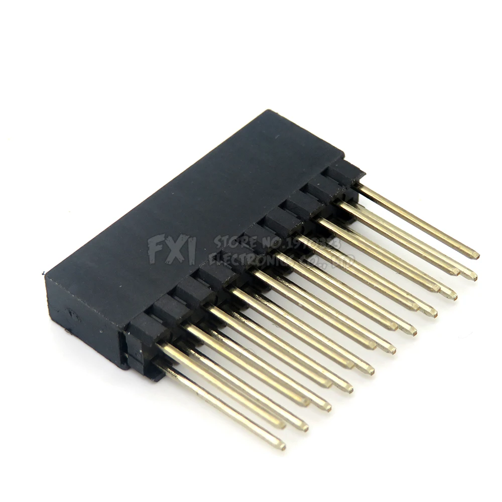 1PCS 2.54mm 2x10P/16P/20P/25P/32P/40 Pin Female Stacking Header Connector Dual Row 2x20P PC104 For Raspberry Pi 2