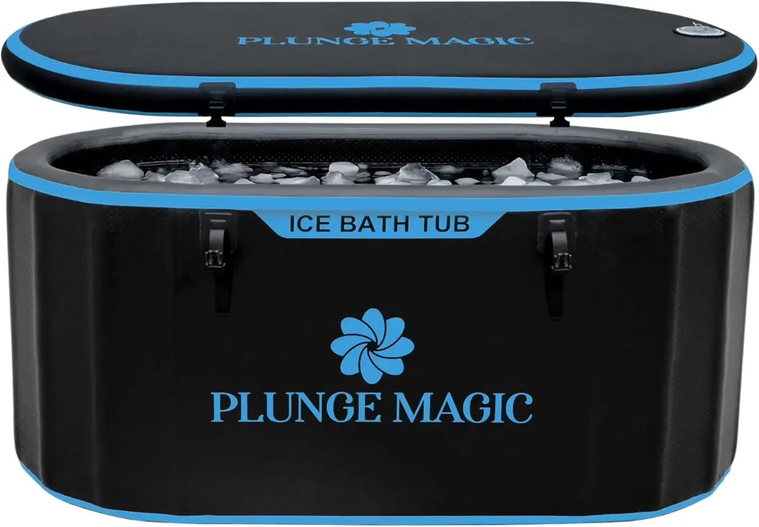 Elongated Inflatable Portable Ice Bath Tub For Athletes Water Chiller Compatible
