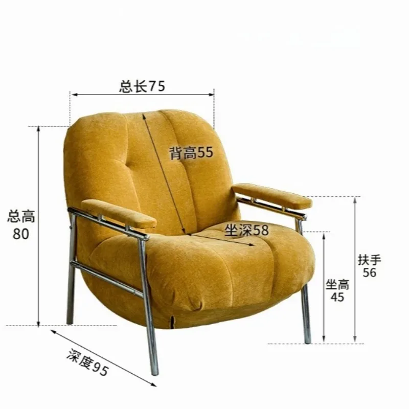 Reading Makeup Chair Dining Gaming Modern Comfy Armchair Floor Office Chaise Coiffeuse Maquillage Luxury Room Furniture