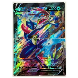 4 sztuk/zestaw PTCG Pokemon japoński 4-częściowy Greninja refrakcja Craft DIY domowej roboty kolekcja gier karta zabawka dla dzieci prezent