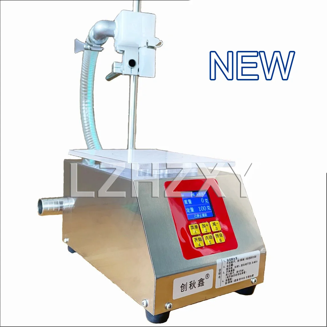 Commercial Paste Honey Filling Machine Gear Pump Weighing Type Viscous Liquid Automatic Filler Paste Machine 3kg 5kg