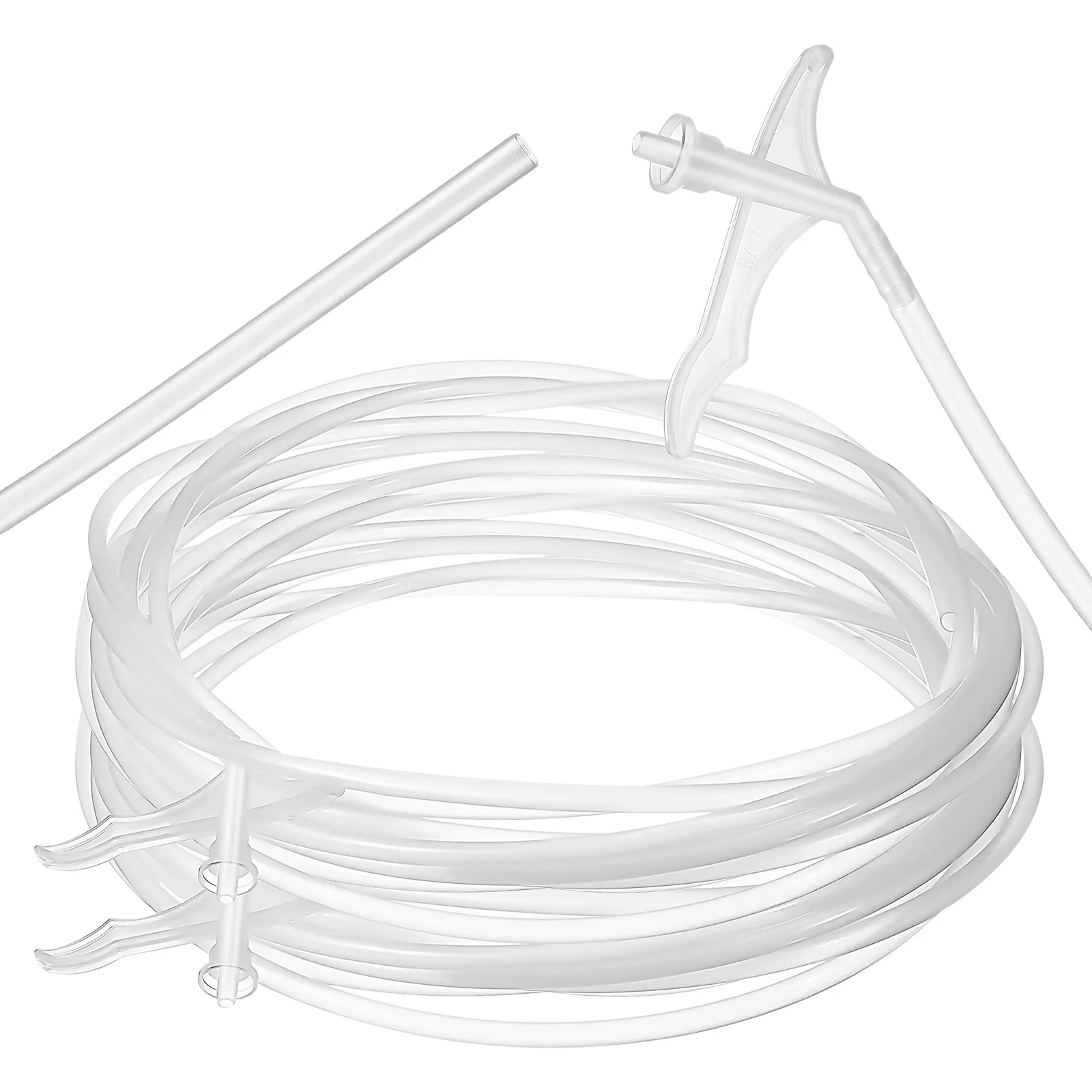 

2pcs Foam Tube Extension for Spray Gun Ergonomic Long Transparent Filling Nozzle Replacement Hose Epoxy Applicator