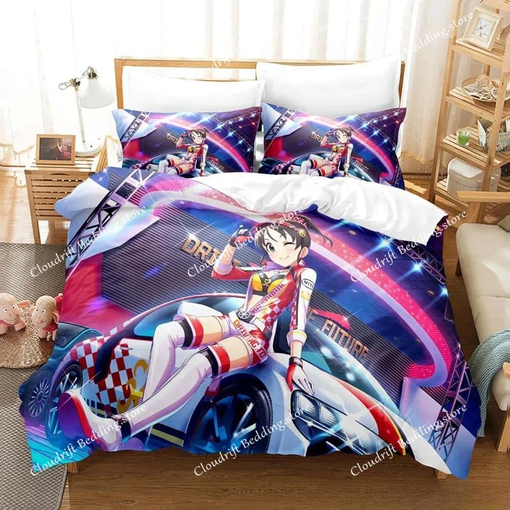 THE iDOLM@STER Cinderella Girls Starlight Stage Bedding Set 3D Printed Anime Adult Kid Bedroom Duvet Cover Sets