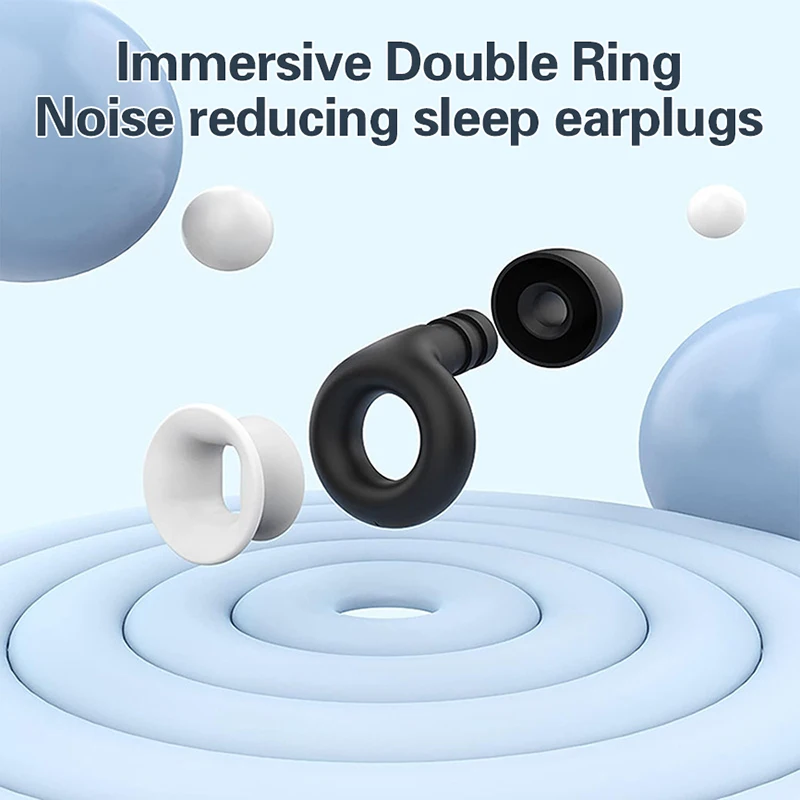 1pc Ultra Strong Silicone Soundproof Earplugs Immersive Noise Reduction Earplugs Silent Earplugs