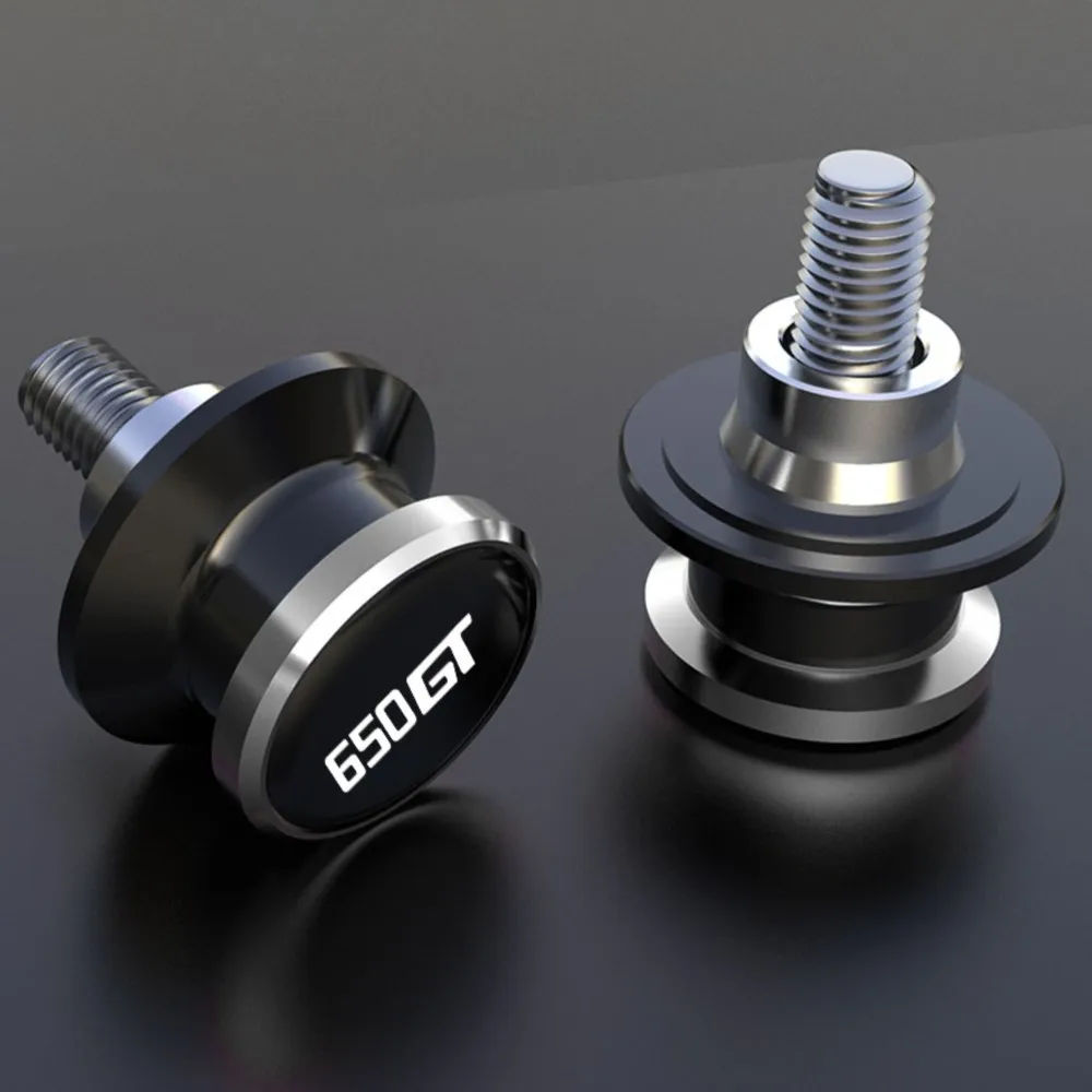 10MM Motorcycle Accessories CNC Aluminum Swingarm Sliders Spools Stand Screw FOR CFMOTO CF MOTO 650GT 650 GT 2023 2024 2025 2026