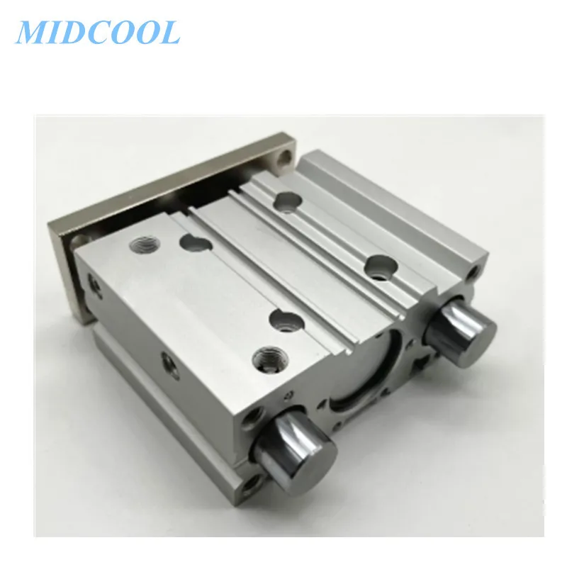 Compact Guide Cylinder High Precision Ball Bushing MGPA80 Stroke 25 30 40 50 75 100 125 150 175 200mm
