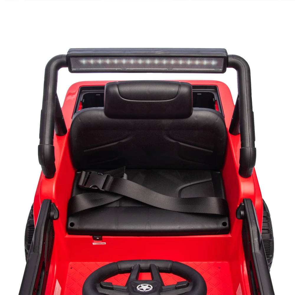 Camión eléctrico de 6 ruedas para niños de 12 V con control de padres, cuatro motores, arranque lento para niños de 3 a 5 años, regalos de cumpleaños y Navidad