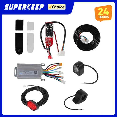 Imagen 1 del producto Controlador de Motor sin Escobillas DC36V 350W para Patinete Eléctrico XiaoMi M365 1S Pro, Kit de Acelerador con Pantalla LED LENZOD
