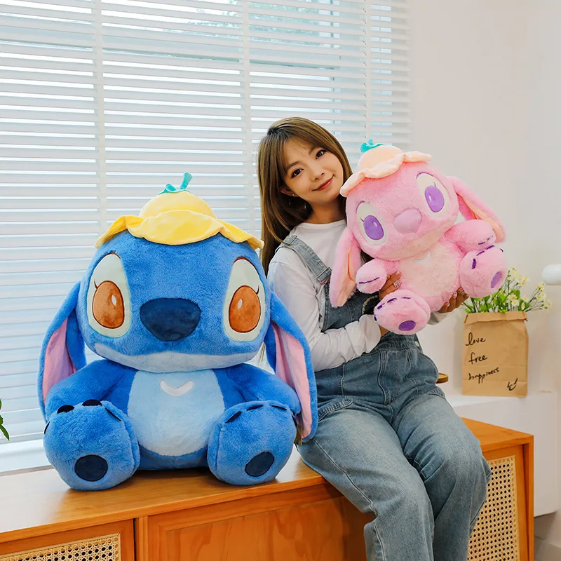 

Disney Lilo&Stitch 30-55cm Cute Cartoon Toys Kawaii Anime Soft Stuffed Dolls Pillow Appease Toys Birthday Gift for Boys Girls