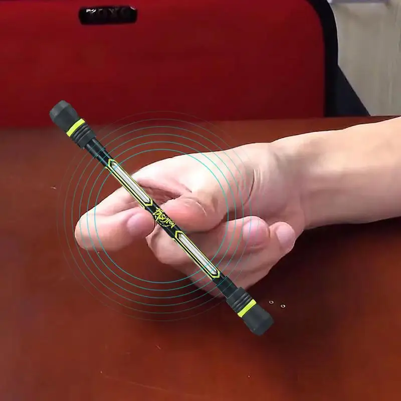 Stylo rotatif à revêtement non ald-ald pour l'entraînement cérébral, stylo rotatif à doigt volant, 4 pièces