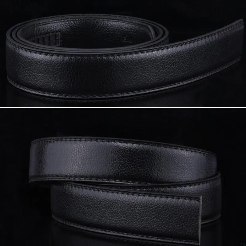 

L5YC Stylish PU Leather Belt Waist Strap for Men Automatic Buckle Waistband Fashion