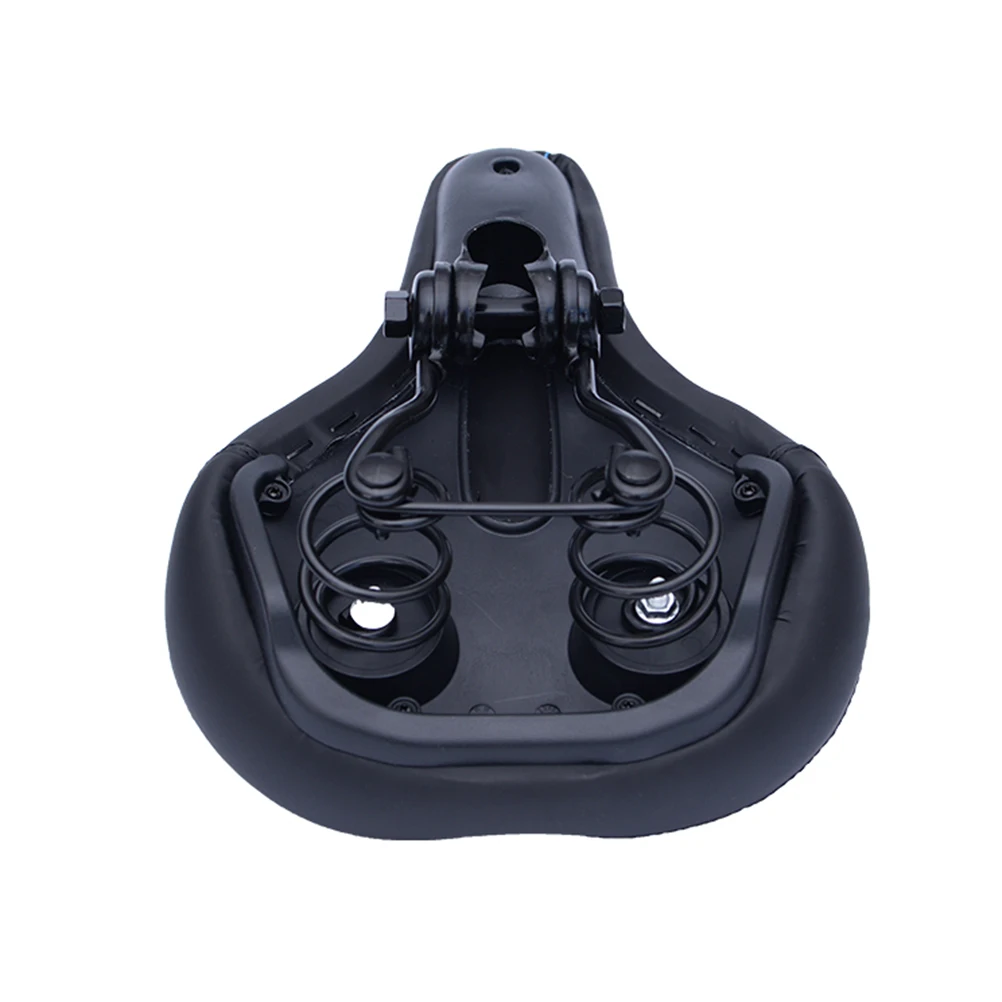 

1pc High Elastic Bike Saddle Ergonomic Comfortable Seat Cushion Spring Absorption For Mountain Road Folding Bike Men Women